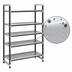 Thumbnail image #3 for Cambro Camshelving Elements XTRA 5-Shelf Solid Stationary Starter Unit, 18 x 30 x 84 Inches, Speckled Gray