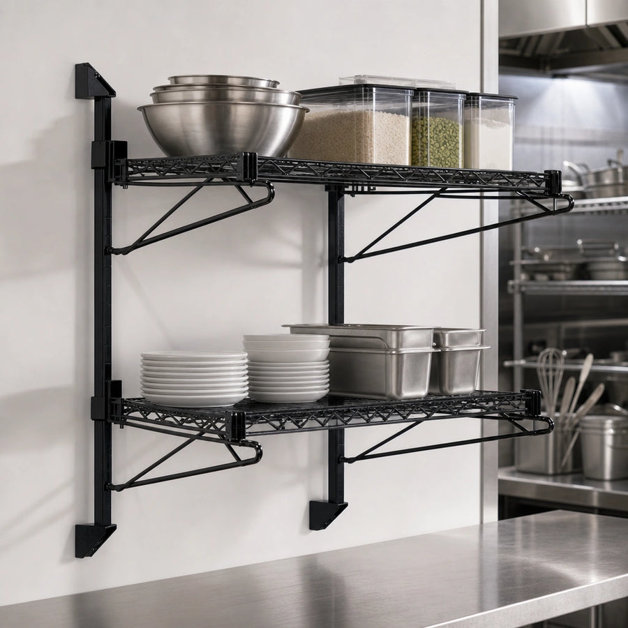 Cantilever Double Shelf Design