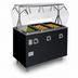 Thumbnail image #3 for Vollrath 2-Series Affordable Portable 3-Well Mobile Hot Food Station Deluxe with Buffet Breath Guard, Lights, and Enclosed Storage Base, 120V
