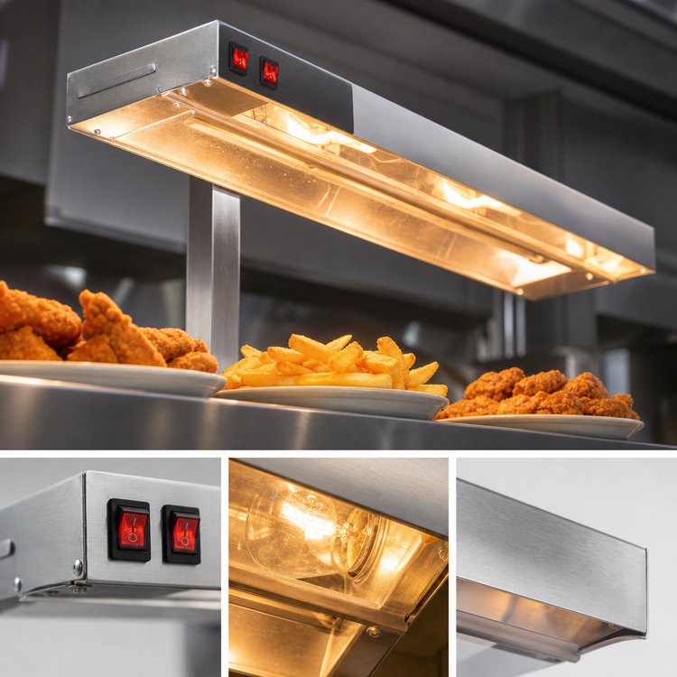 Product image #3 for Eagle RedHots 36-Inch Single Lighted Strip Heat Lamp, 120V, Standard Wattage