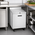Thumbnail image #3 for Randell 27-Inch One-Section Undercounter Reach-In Freezer, 5.7 Cu. Ft., Left-Hinged Solid Door, Self-Contained R290