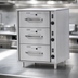 Thumbnail image #3 for RedHots DWN-3-120 Freestanding 3-Drawer Narrow Heated Food Warmer