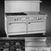 Thumbnail image #3 for Southbend Ultimate 60-Inch Gas Restaurant Range with 36-Inch Griddle, Convection Oven, and Cabinet Base