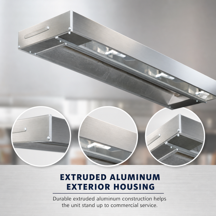 Product image #3 for Eagle RedHots 42-Inch Single-Section Lighted High-Watt Remote Rod-Type Strip Heat Lamp, 208V