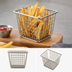 Thumbnail image #3 for American Metalcraft Rectangular Stainless Steel Snack/Fry Basket, Handleless