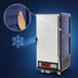 Thumbnail image #3 for Metro C5 3 Series 3/4 Height Mobile Heated Holding Cabinet, Blue Insulation Armour, Low Watt, 27 Pan Capacity