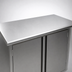 Thumbnail image #3 for Eagle Spec-Master Enclosed Base Work Table with Hinged Doors, 120 x 30 Inch, 14 Gauge 304 Stainless Steel Top
