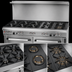 Thumbnail image #3 for Southbend Ultimate 60-Inch Gas Restaurant Range with 2 Convection Ovens and 9 Open Burners