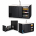 Thumbnail image #3 for Everest Refrigeration EBD3-BBG Back Bar and Direct Draw Keg Refrigerator Combo, 68 Inch, 24 Cu. Ft., 1 Faucet, Black