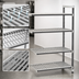Thumbnail image #3 for Cambro Camshelving Elements XTRA 4-Shelf Vented Stationary Add-On Shelving Unit, 21 x 36 x 64 Inches, Speckled Gray