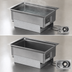 Thumbnail image #3 for Eagle Group Built-In Electric Hot Well Food Warmer with Drain, 12 in. x 20 in. Pan Opening