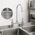 Thumbnail image #3 for Commercial Deck-Mount Low-Lead Faucet with 8