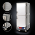 Thumbnail image #3 for Metro C5 3 Series Mobile Full Height Moisture Heated Holding & Proofing Cabinet with Gray Insulation Armour, Dutch Insulated Aluminum Doors, and Fixed Wire Slides