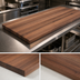 Thumbnail image #3 for John Boos Boos Block 120-Inch x 32-Inch American Black Walnut Edge Grain Kitchen Countertop with Varnique Finish