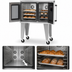 Thumbnail image #3 for Southbend Platinum Single-Deck Electric Bakery-Depth Ventless Convection Oven with Touch Controls and Dependent Doors