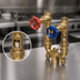 Thumbnail image #3 for Commercial Range Mixing Valve Assembly with (2) Check Valves and (2) Globe Valves, 3/4 Inch NPT