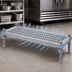 Thumbnail image #3 for Millenia Vented Top Polymer Dunnage Rack, 60 x 18 x 14 Inches, Gray