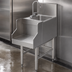 Thumbnail image #3 for Eagle Spec-Bar Freestanding Wet Waste Blender Station with 6-Inch Wet Waste Sink, 10-Inch Shelf, and 8-Inch Backsplash, 12 x 24 Inches