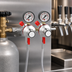 Thumbnail image #3 for Micro Matic Premium Plus 2-Pressure Secondary CO2 Regulator for Beer Dispensers