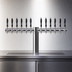 Thumbnail image #3 for Perlick Avenue 12-Faucet Glycol-Cooled Countertop T-Pipe Draft Beer Tower, Stainless Steel