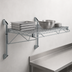 Thumbnail image #3 for Quantum Cantilever Single Shelf Wall-Mount Wire Shelving Unit, 36 x 24 Inch, Gray Epoxy Antimicrobial