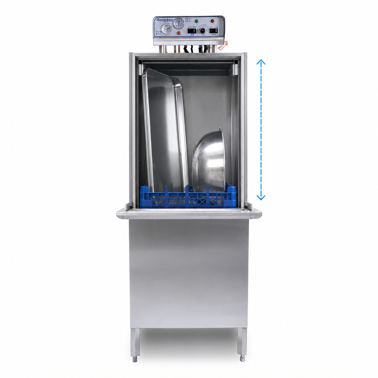 Product image #3 for Jackson TempStar HH-E W/O Tall Chamber High-Temperature Door-Type Dishwasher, No Booster