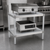 Thumbnail image #3 for New Age Modular Aluminum Equipment Stand with 2 Adjustable Solid Shelves, 36W x 15D x 36H