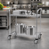 Thumbnail image #3 for Metro Super Erecta MW602 Standard Duty 2-Shelf Stainless Steel Utility Cart