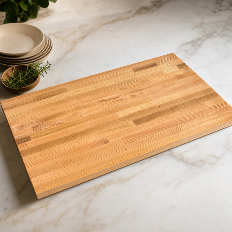 Product image #3 for John Boos Appalachian Blended Edge Grain Red Oak Island Countertop, 60 x 38 x 1-1/2 Inches, Varnique Finish