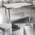 Thumbnail image #3 for John Boos Stallion Economy Stainless Steel Flat Top Work Table with Undershelf, 60 x 30 Inches