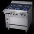 Thumbnail image #3 for Garland Cuisine Series 36-Inch Heavy Duty Natural Gas Step-Up Range with 6 Open Burners and Standard Oven