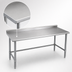 Thumbnail image #3 for Eagle Spec-Master 120-Inch x 24-Inch Stainless Steel Work Table with Rear Upturn and Open Tubular Base