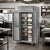Thumbnail image #3 for Victory UltraSpec Pass-Thru Solid Door Warming Cabinet, 2-Section, Standard Depth, 4 Doors, 6 Shelves