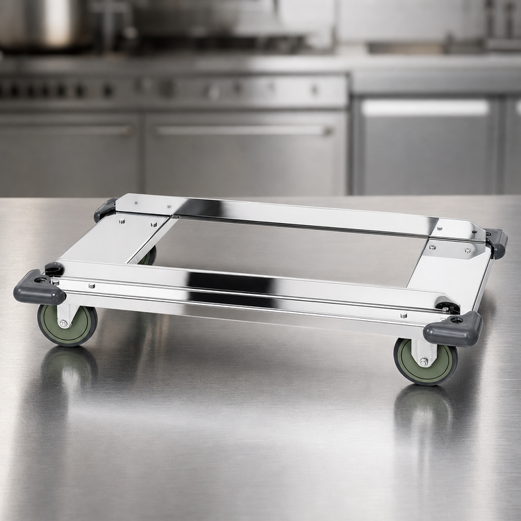 Product image #3 for Quantum Chrome-Plated Dolly Frame, 36 x 18 Inches