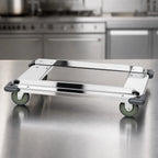 Thumbnail image #3 for Quantum DB1836C Chrome-Plated Dolly Frame, 36"W x 18"D, Without Casters