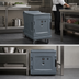 Thumbnail image #4 for Cambro Camtherm Low Profile Electric Hot Holding Cart, Single Door, 11 Sheet Pan Capacity, Granite Gray