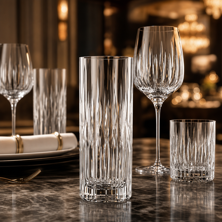 Product image #3 for Lucaris Opulence Ruby Hi Ball Glass, 11-7/8 oz, 24/Case