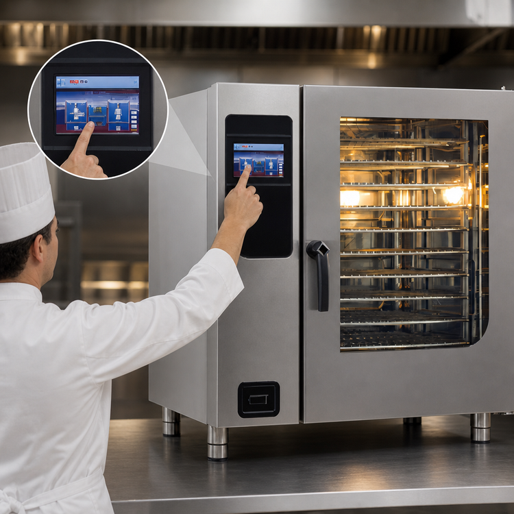 Product image #3 for Henny Penny FlexFusion Platinum Electric Boilerless Combi-Steamer Oven, 10-Pan Floor Model