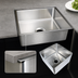 Thumbnail image #3 for John Boos Weld-In Undermount 1-Compartment Stainless Steel Sink, 18 x 18 x 14 Inches