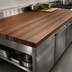 Thumbnail image #3 for John Boos Boos Block American Black Walnut Edge Grain Kitchen Countertop, 132 x 32 x 2-1/4 Inches, Varnique Finish