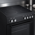 Thumbnail image #4 for Summit Appliance 24-Inch Black Smooth-Top Electric Convection Range with Ceramic Glass Cooktop