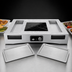 Thumbnail image #3 for TableCraft Single Induction Countertop Action Station Kit with Drop-In Cooktop and Cooling Plates
