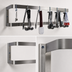 Thumbnail image #3 for Advance Tabco 36-Inch Wall-Mounted Double-Bar Stainless Steel Pot Rack with 12 Plated Double Hooks