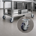Thumbnail image #3 for Krowne 4-Inch Plate-Mount Casters with Brakes, Set of 6