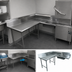 Thumbnail image #3 for Advance Tabco Korner 83-Inch Left-Hand L-Shaped Soil Dishtable with Pre-Rinse Sink