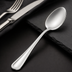 Thumbnail image #3 for Baguette Oval Soup Spoon, 7-1/4 Inch, Extra-Heavy Weight, 18/8 Stainless Steel, Mirror Finish