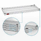 Thumbnail image #3 for Eagle Group QuadTruss 1460S Stainless Steel Wire Shelf, 60" W x 14" D Case of 2