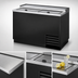 Thumbnail image #3 for True TD-50-18-HC Flat Top Bottle Cooler with Stainless Steel Countertop and Dual Lids