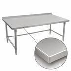 Thumbnail image #3 for John Boos Stallion ST6R1.5-3048SBW 48-Inch x 30-Inch Stainless Steel Work Table, 16-Gauge 300 Series Top, Open Base, Rear Up-Turn