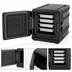 Thumbnail image #3 for Metro Mightylite ML300-BL 4-Pan Front-Load Insulated Food Pan Carrier, Black